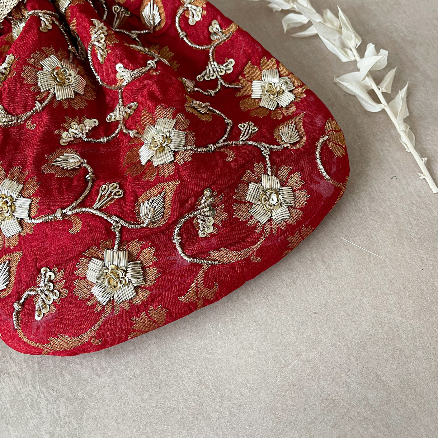 Banarasi (Deep Red)