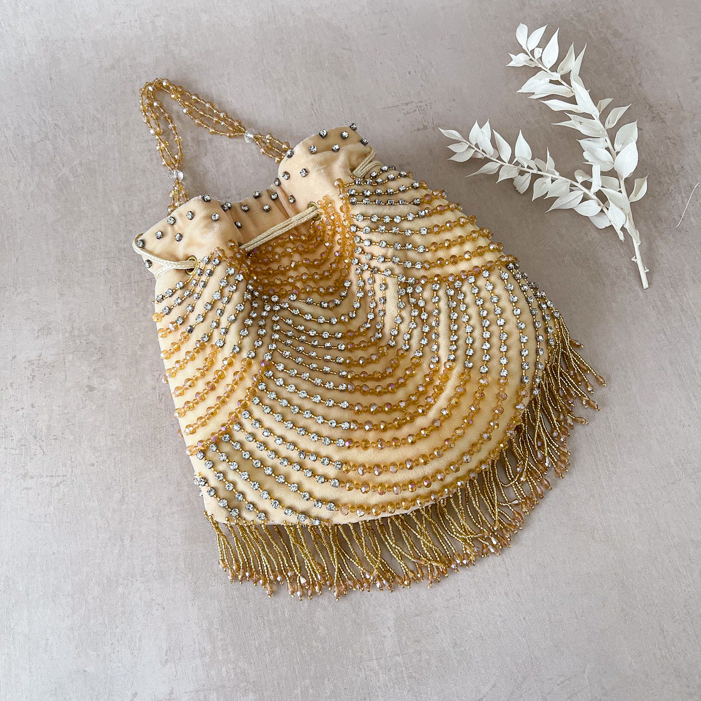Diva Potli (Light Gold)