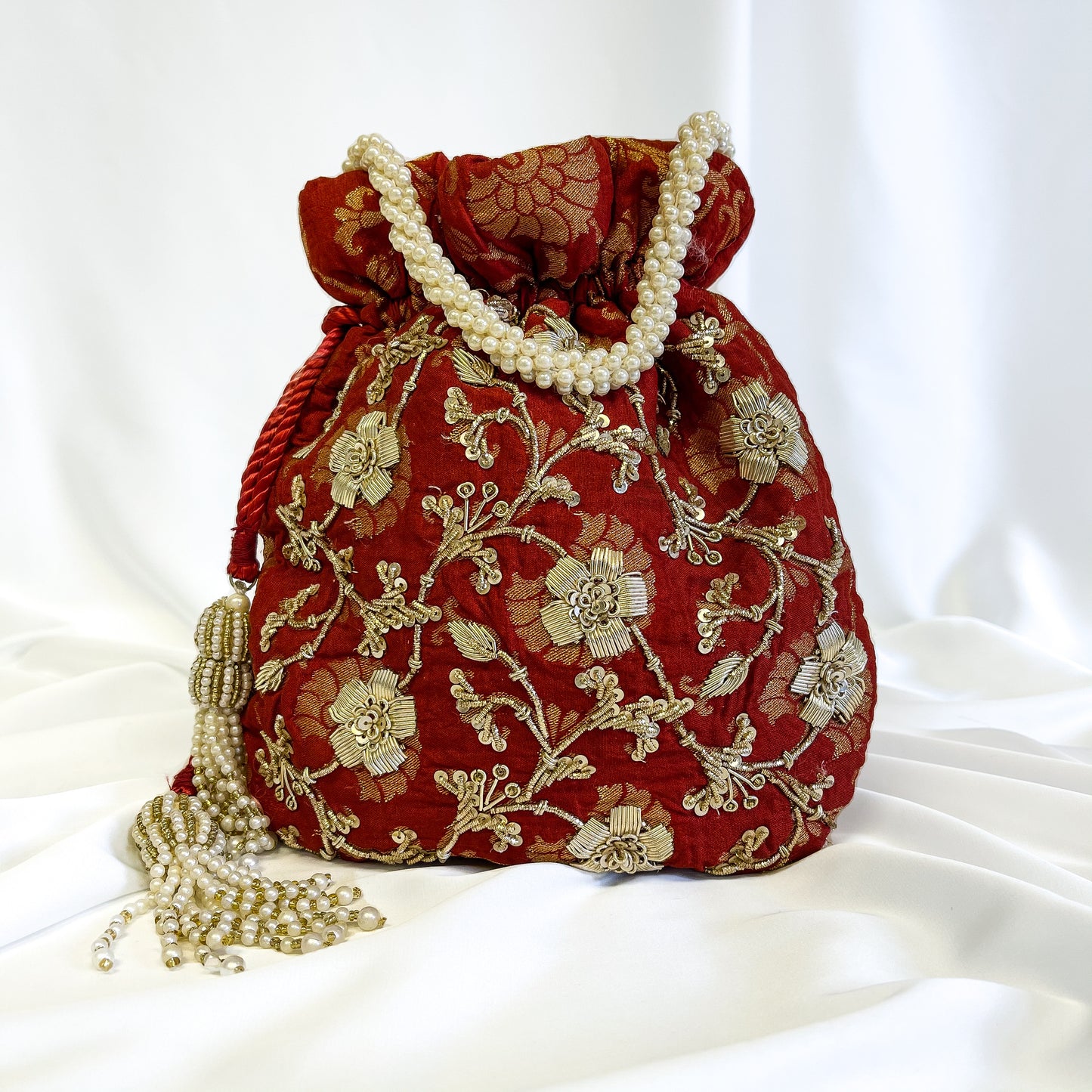 Banarasi (Deep Red)