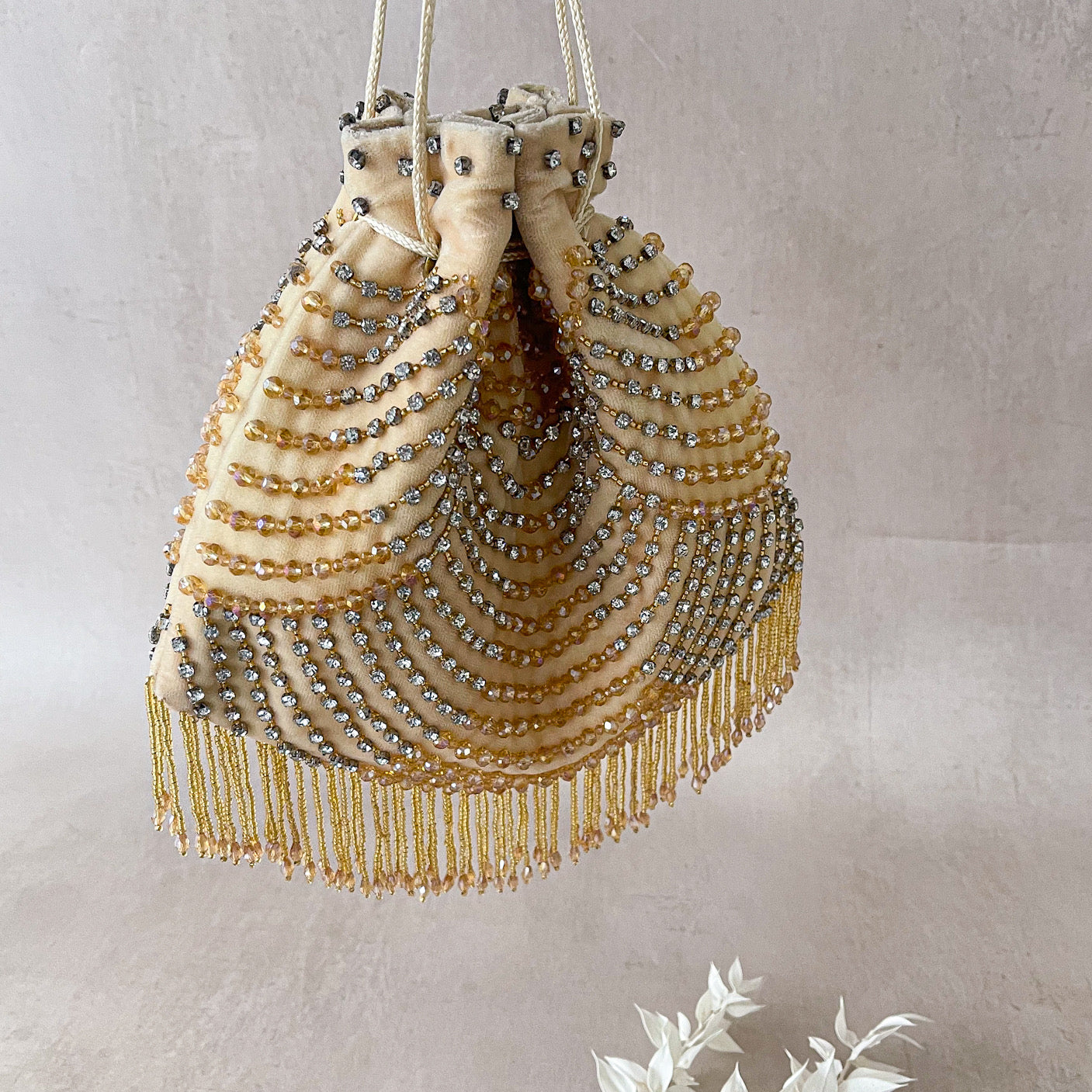Diva Potli (Light Gold)