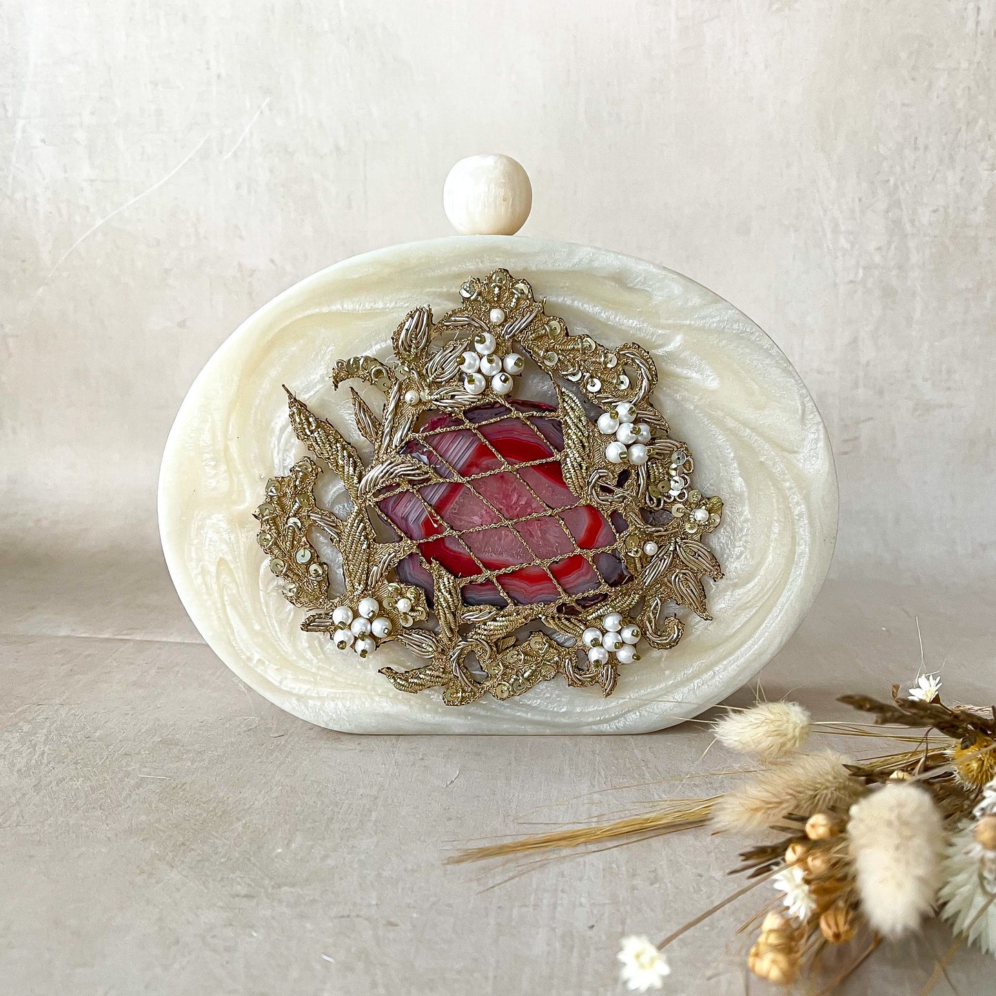 Aidhan (Red / Maroon Agate)