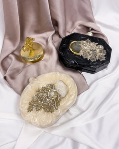 Resin Clutch with Indian Handwork