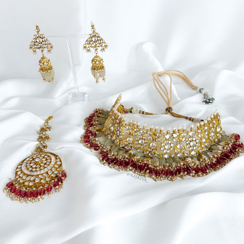 Roja Kundan Set