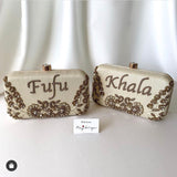 IVA Personalised Name Clutch