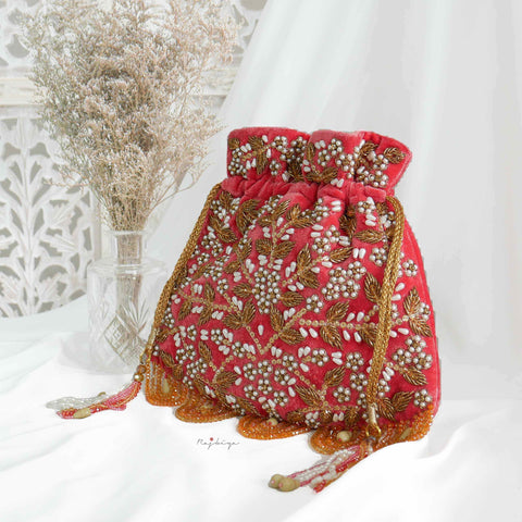 Aashvi Potli (Tea Pink)